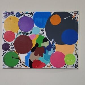 Abstract Multicolor Canvas Art